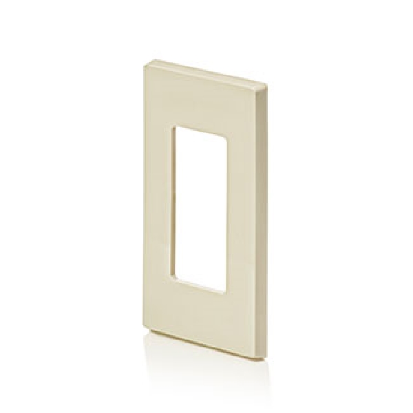 Decora 80301-ST Wallplate, 4.61 in L, 2-3/4 in W, 1 -Gang, Polycarbonate, Light Almond, Smooth - 2