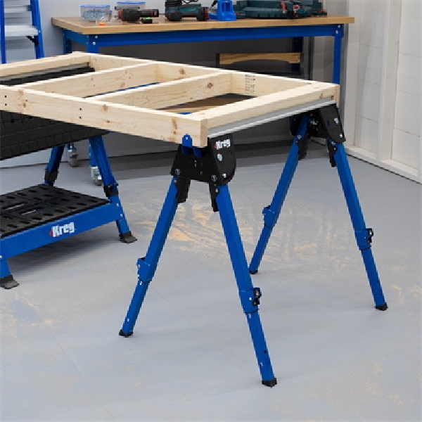 Kreg KWS500 Track Sawhorse, 2200 lb, Aluminum/Steel - 3