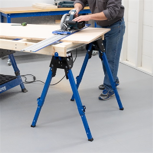 Kreg KWS500 Track Sawhorse, 2200 lb, Aluminum/Steel - 4