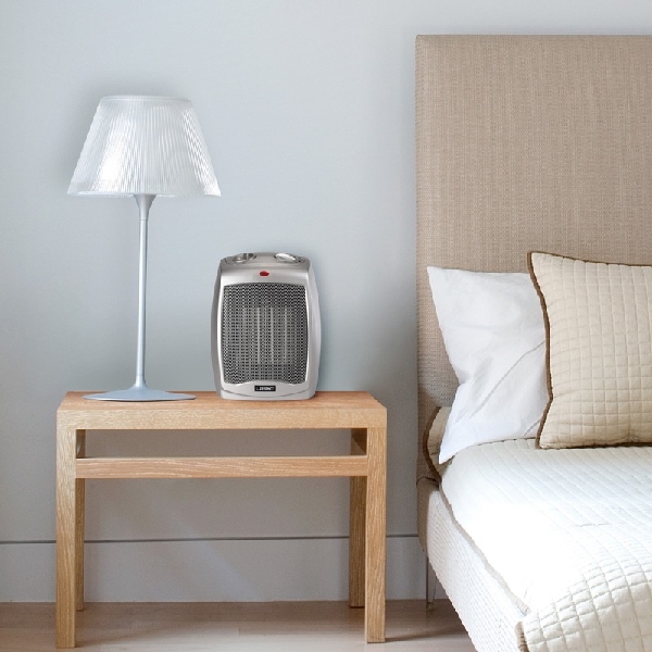 Lasko 754200 Ceramic Heater with Adjustable Thermostat, 12.5 A, 120 V, 1500 W, 300 sq-ft Heating Area, Charcoal - 3