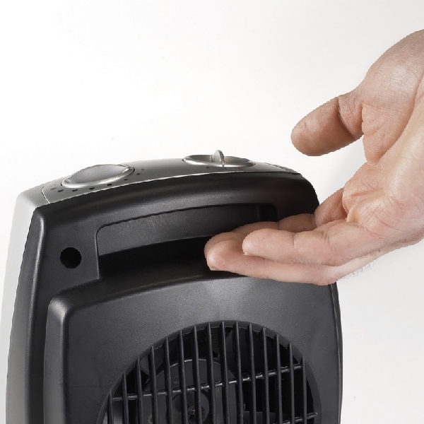 Lasko 754200 Ceramic Heater with Adjustable Thermostat, 12.5 A, 120 V, 1500 W, 300 sq-ft Heating Area, Charcoal - 5
