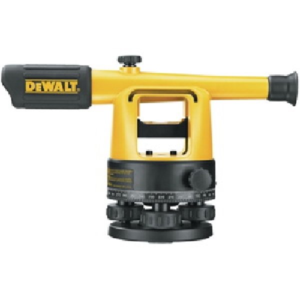 DEWALT DW090PK Builder's Level Pack, 200 ft Working, 20X Magnification, 360 deg Horizontal - 2