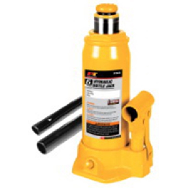 Performance Tool W1625 Hydraulic Bottle Jack, 6 ton Weight Capacity - 1