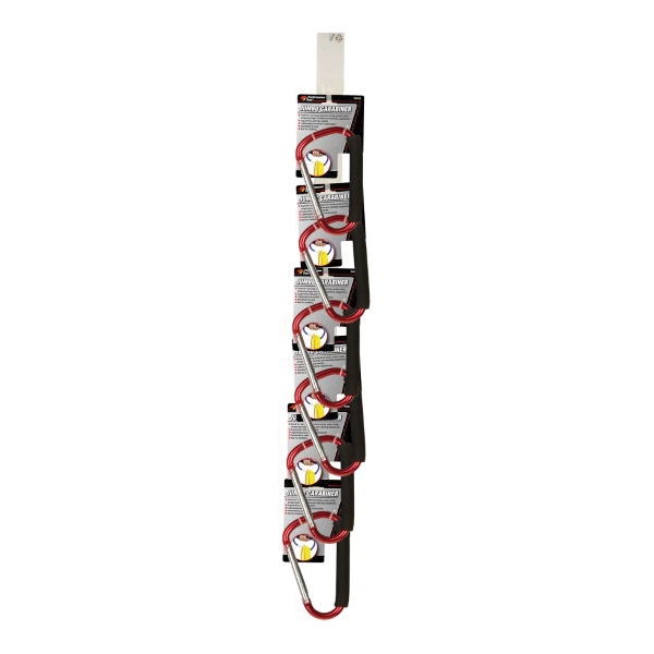 Performance Tool W463 Jumbo Carabiner, Aluminum, Assorted - 5