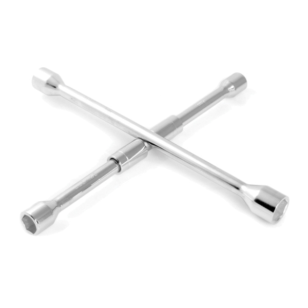 Performance Tool W7 Folding Lug Wrench, Metric, SAE, Steel, Chrome-Plated - 3