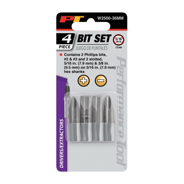 Performance Tool W2500-36MM Impact Bit Set - 2