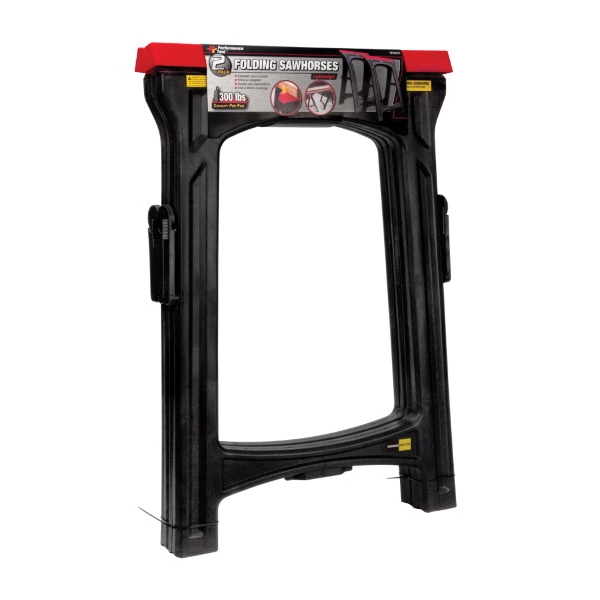Performance Tool W54011 Sawhorse Set, 300 lb, 22-3/8 in W, 30 in H, 16-1/2 in D - 2