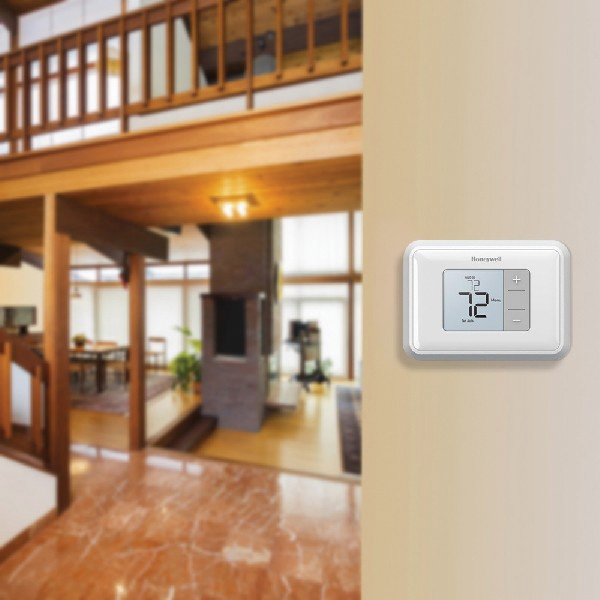 Honeywell RTH5160 Series RTH5160D1003 Non-Programmable Thermostat, 24 V, White - 2