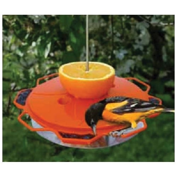 Audubon NAO1 Bird Feeder, Classic, 16 oz Nectar, 3 oz Jelly, 1 Orange Half, Fruits, Jelly, Nectar, 8-Port/Perch - 2