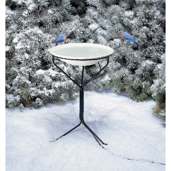API 970 Heated Bird Bath, 20 in L, 20 in W, Plastic - 2
