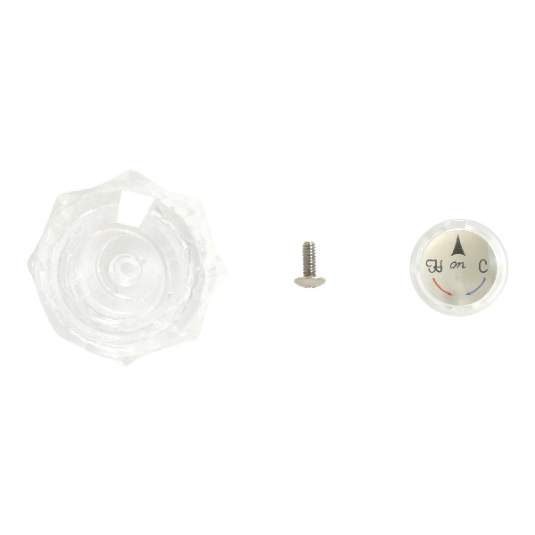 Danco 80967 Faucet Knob Handle, Acrylic, For: Delta #212 Ball Faucets - 3