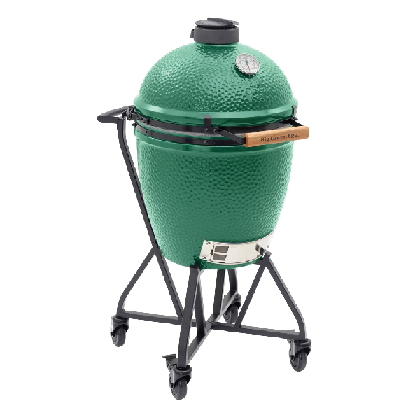 Big Green Egg 120175 Integrated Nest and Handler, 25.67 in OAL, 20.96 in OAW, 35.06 in OAH, Steel, Black, Powder-Coated - 2