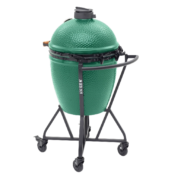 Big Green Egg 120175 Integrated Nest and Handler, 25.67 in OAL, 20.96 in OAW, 35.06 in OAH, Steel, Black, Powder-Coated - 3