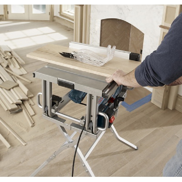 Bosch GTA500 Table Saw Stand, Tool-Free Folding, Steel, For: Bosch GTS1031 Table Saw - 2