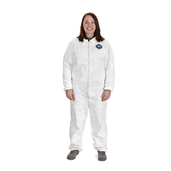 Little Giant TYSUITMD Coverall, M, Zipper Closure, Tyvek - 2