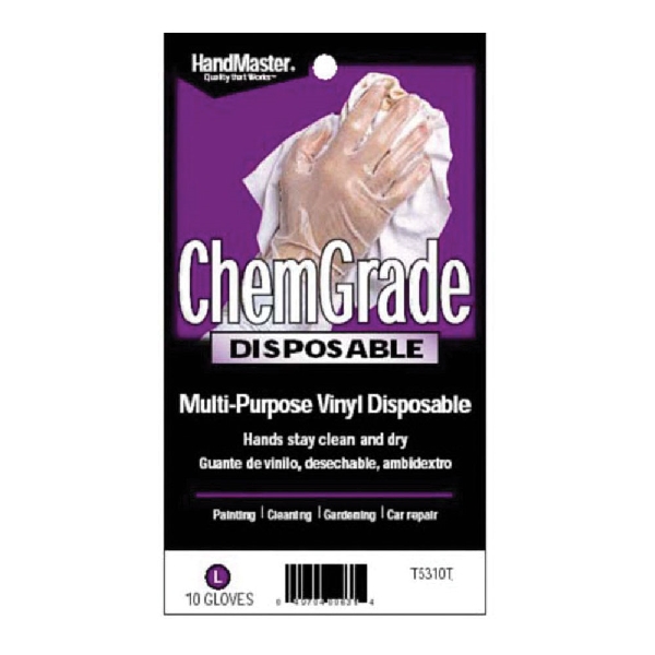 Magid T5310T Gloves, 10 CT, L, Vinyl, Powdered - 2