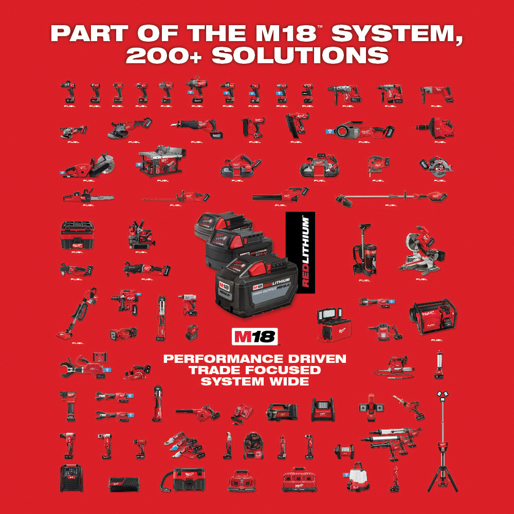 Milwaukee M18 2667-20 Impact Driver, Tool Only, 18 V, 1/4 in Drive, Hex Drive, 3400 ipm, 2250 rpm Speed - 4