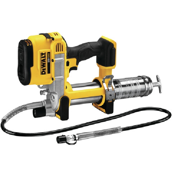 DEWALT DCGG571B Series Grease Gun, Includes: DCGG571B 20 V Max Grease Gun, Shoulder Strap, 14.5 oz Cartridge