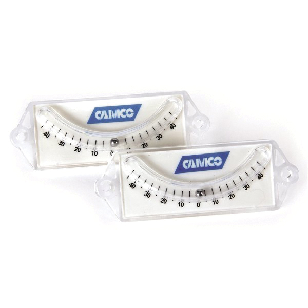 Camco USA 25553 Curved Ball RV Level, White - 2