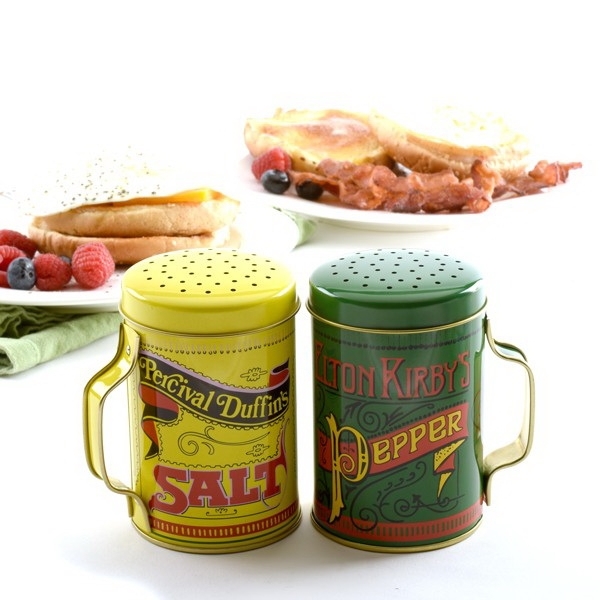 Norpro 713 Salt and Pepper Shaker Set, 10 oz, Tin - 2