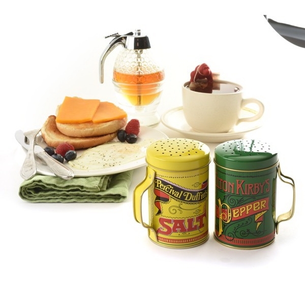 Norpro 713 Salt and Pepper Shaker Set, 10 oz, Tin - 3