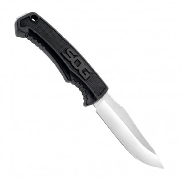 SOG FK1001-CP Field Knife, 4 in L Blade, Stainless Steel Blade, TPR Handle, 8-1/2 in OAL - 2