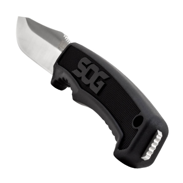SOG FK1001-CP Field Knife, 4 in L Blade, Stainless Steel Blade, TPR Handle, 8-1/2 in OAL - 3