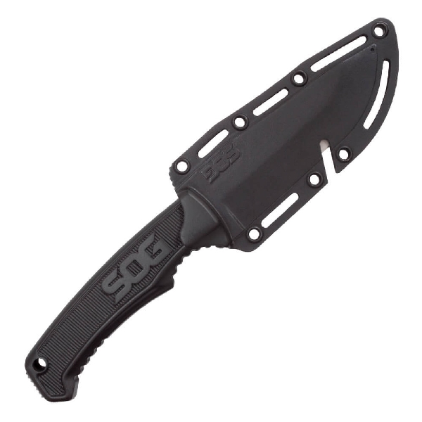 SOG FK1001-CP Field Knife, 4 in L Blade, Stainless Steel Blade, TPR Handle, 8-1/2 in OAL - 5
