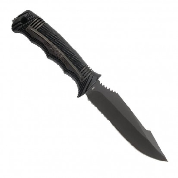 SOG Seal Strike Series SS1003-CP Knife, Black Handle, 4.9 in L Blade, Stainless Steel Blade, 9.6 in OAL - 4