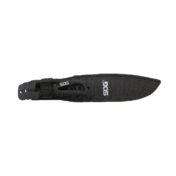 SOG F041TN-CP Throwing Knife, 4.4 in L Blade, Stainless Steel Blade, Glass-Reinforced Nylon/Paracord Wrapped Handle - 4