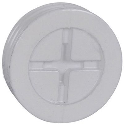 Master Electrician PT-50-AL-W Closure Plug, 1/2 in, White - 1