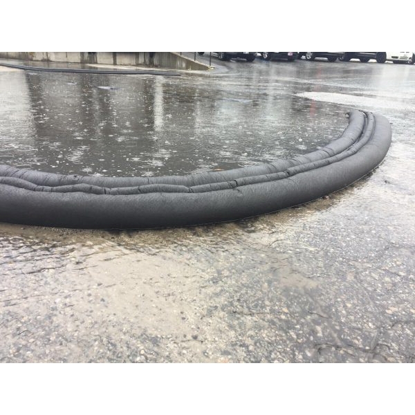 Quick Dam QD617-1 Flood Barrier, 17 ft L, 6-1/2 in W, Black - 2