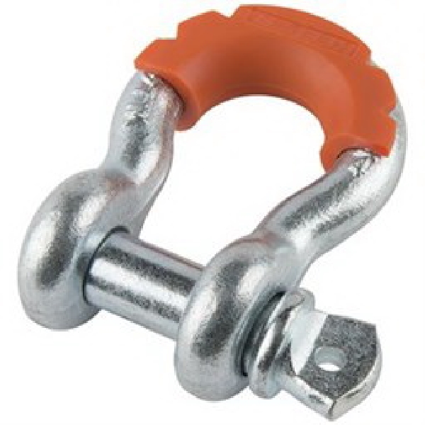 Keeper KWA14618 Bow Shackle with Moulded Isolator, 3/4 in, 9500 lb Working Load - 2