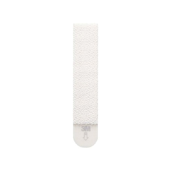 Command 17206-12ES Large Picture Hanging Strip, 3/4 in W, 3-5/8 in L, Foam Backing, White, 4 lb - 3