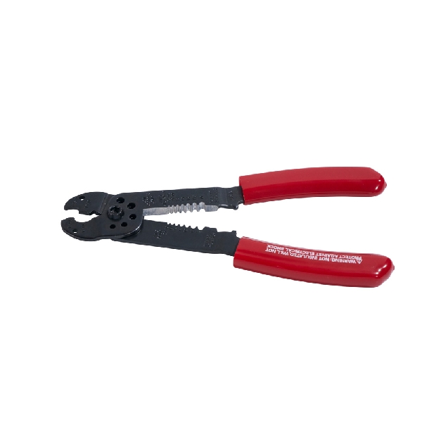 Klein Tools 1000 Crimping and Stripping Tool, 8 to 22 AWG Solid, 10 to 26 AWG Stranded Stripping, 7-3/4 in OAL - 5