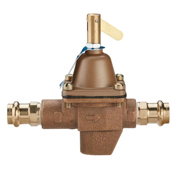 Watts 1156F Series B1156F Water Pressure Regulator, 1/2 in Connection, FNPT, Stainless Steel Body, Bronze