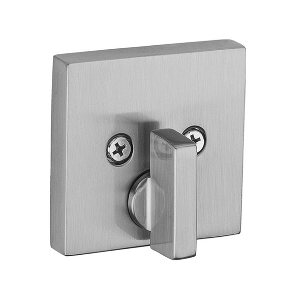Kwikset Signature Series 258 SQT 15 Deadbolt, 1 Grade, Zinc, Satin Nickel, 2-3/8, 2-3/4 in Backset, KW1 Keyway - 2