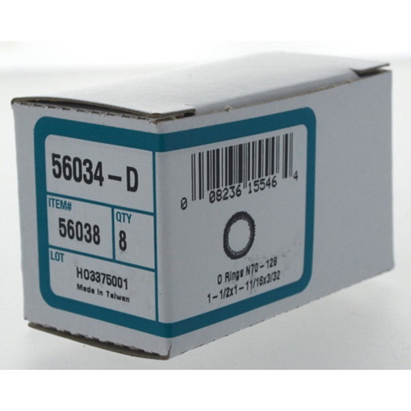 Hillman 56019 O-Ring, 1-5/8 in ID, 1-3/4 in OD, 1/16 in Thick, Nitrile Rubber - 2