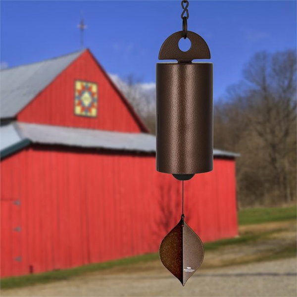 Woodstock Chimes Signature HWMC Medium Wind Bell, Heroic, Aluminum/Steel/Wood, Black, Antique Copper - 2