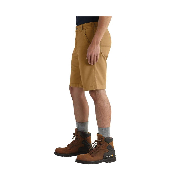 Carhartt 102514-91832A Shorts, 32 in, Cotton/Spandex, Hickory - 3