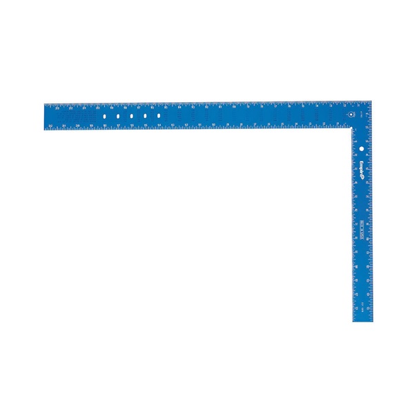 Empire True Blue Series E1190 Laser Etched Framing Square, 1/8, 1/10, 1/12, 1/16 in Graduation, Aluminum - 2