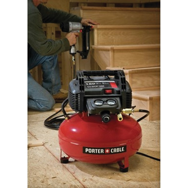 Porter-Cable C2002 Portable Electric Air Compressor, Tool Only, 6 gal Tank, 0.8 hp, 120 V, 150 psi Pressure, 1-Stage - 5