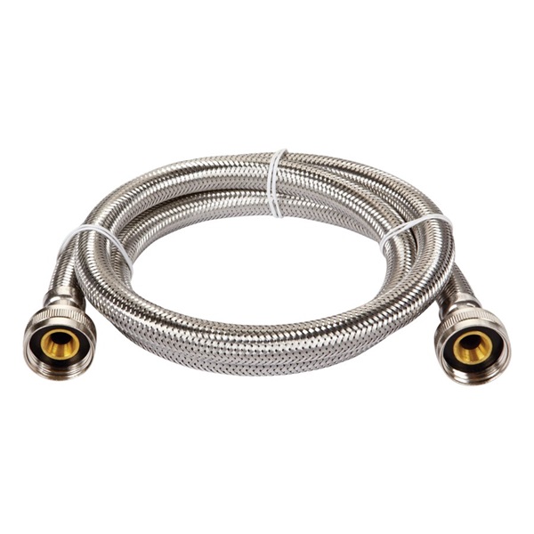 ACE 7243-48-34-1-A Washing Machine Supply Line, 3/4 in Inlet, Hose Thread Inlet, 3/4 in Outlet, Hose Thread Outlet - 2