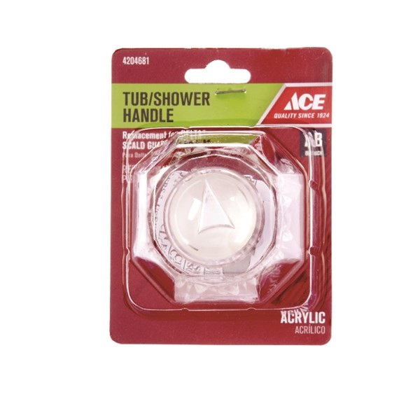 ACE A0031229 Tub/Shower Handle, Acrylic, For: Delta Scald Guard, Monitor Tub/Shower Faucets - 2