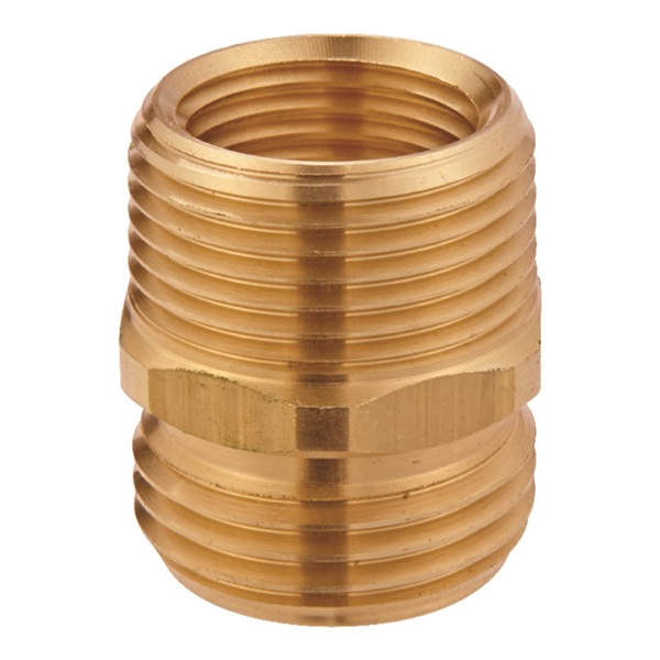 ACE GT3041A Hose Adapter, 3/4 x 3/4 x 1/2 in, MHT x MPT x FPT, Brass - 2