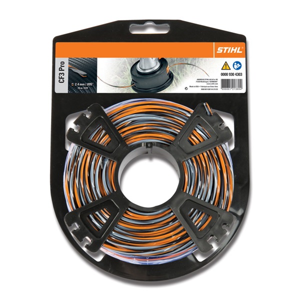 Stihl CF3 Pro 0000 930 4313 Trimmer Line, 0.105 in Dia, 695 ft L, Nylon - 2