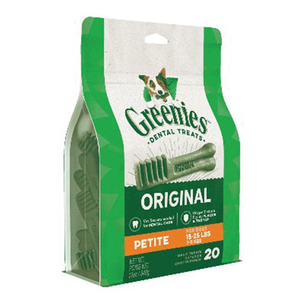 Greenies 10123538 Dog Dental Treat, P Breed, Original Flavor, 12 oz Pack - 2