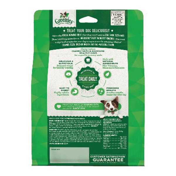 Greenies 10123534 Dog Dental Treat, R Breed, Original Flavor, 12 oz Pack - 4