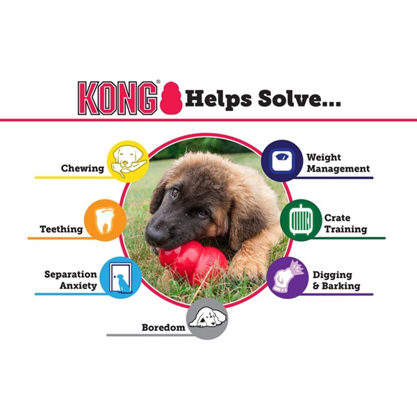Kong Extreme K1 Dog Toy, L, Chew, Extreme, Rubber, Black - 4