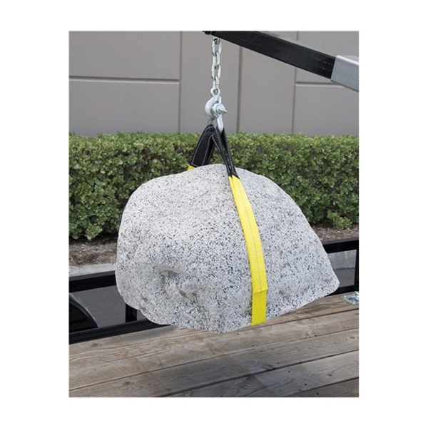 Keeper 02612 Lift Sling, 2 in W, 6 ft L, 1-Ply, 3100 lb Vertical Hitch, Polyester, Yellow - 2